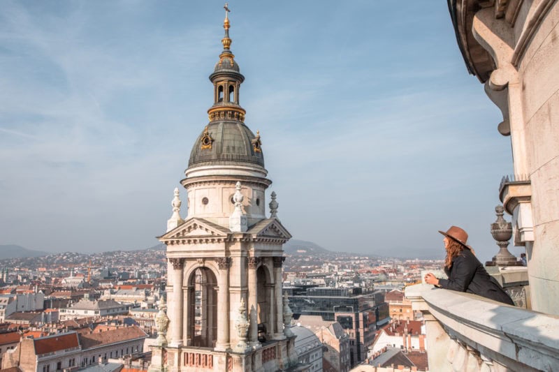 St. Stephen's Basilica Budapest view from the dome