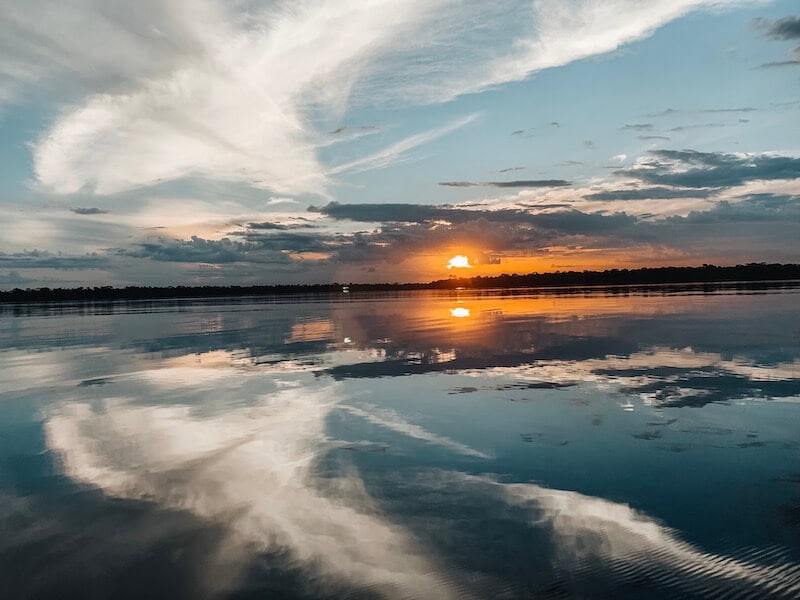 Sonnenuntergang Amazonas