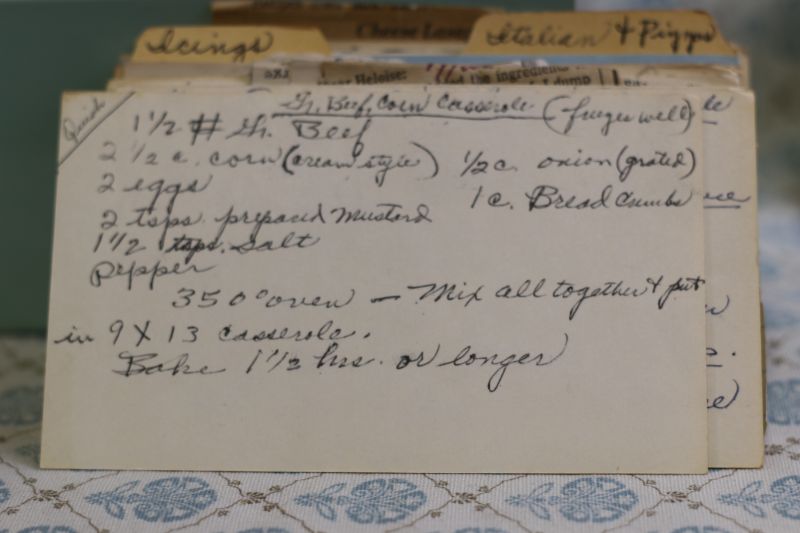 beef corn casserole