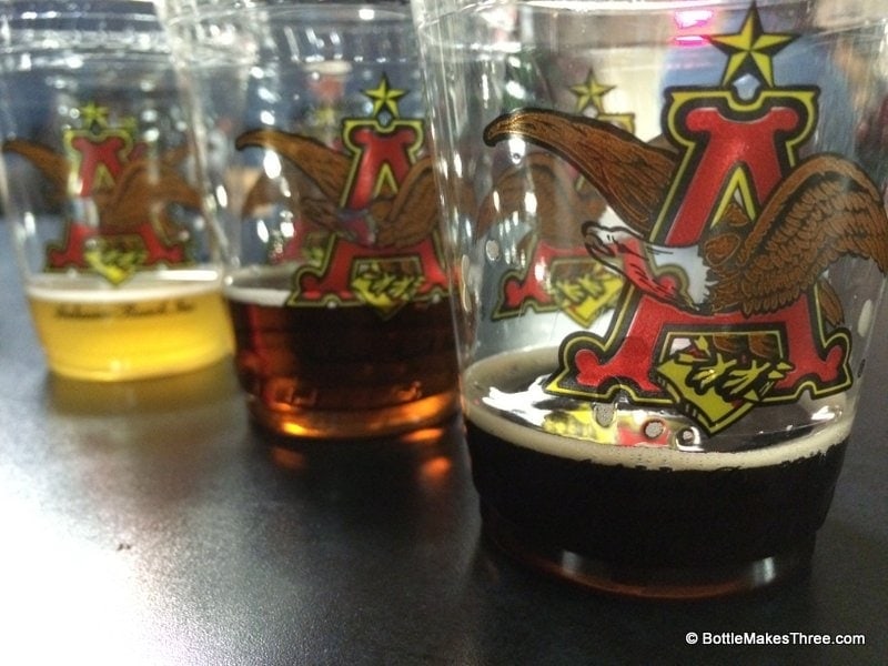 Tasters at the Budweiser Tour, Fort Collins CO | BottleMakesThree.com
