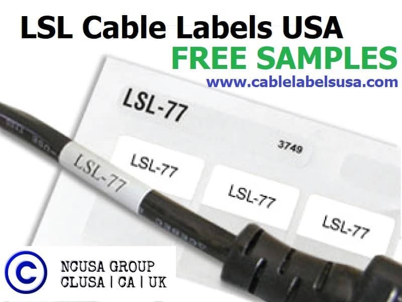 Laser Printable Cable Labels - LSL-77