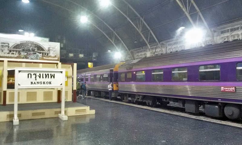Estação de comboio em Bangkok
