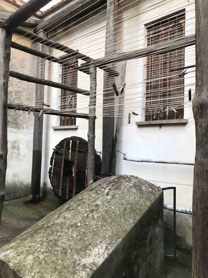 Amalfi Museo della Carta spanditoio per asciugatura