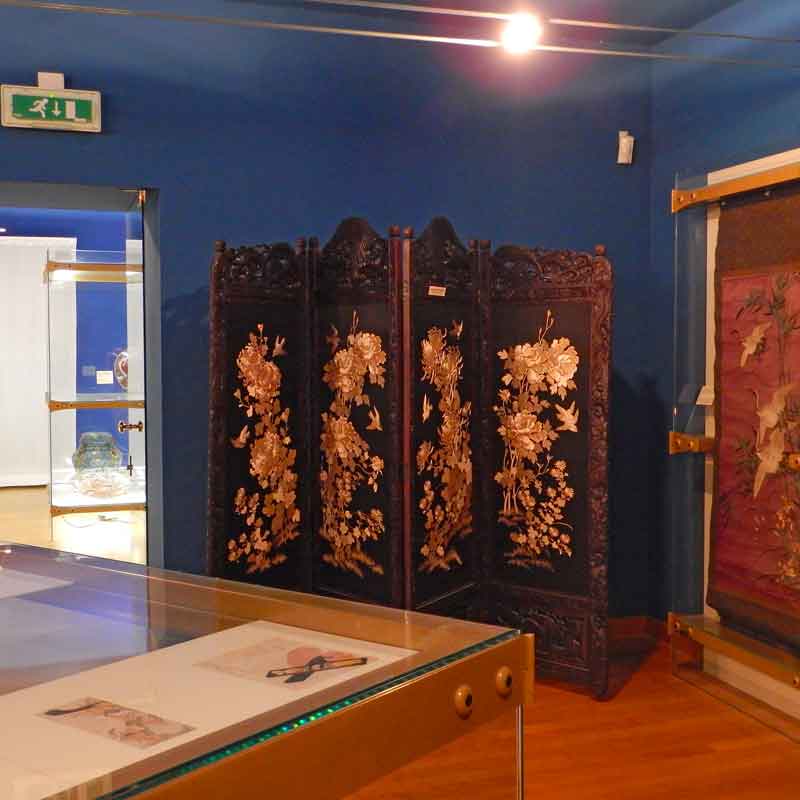Paravento cinese al Museo d'Arte Orientale di Trieste