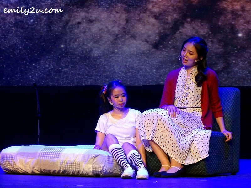9. Matilda (L), with her teacher, Miss Honey