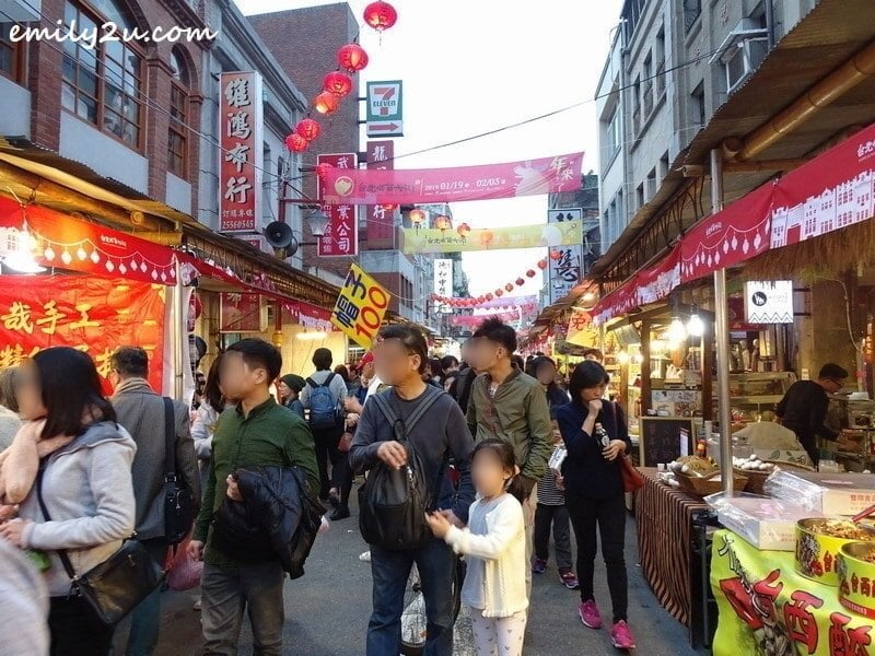 1. the crowd on the first day of 2019 Taipei Lunar New Year Festival