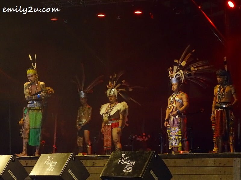 Iban Miring ceremony to kick off the festival