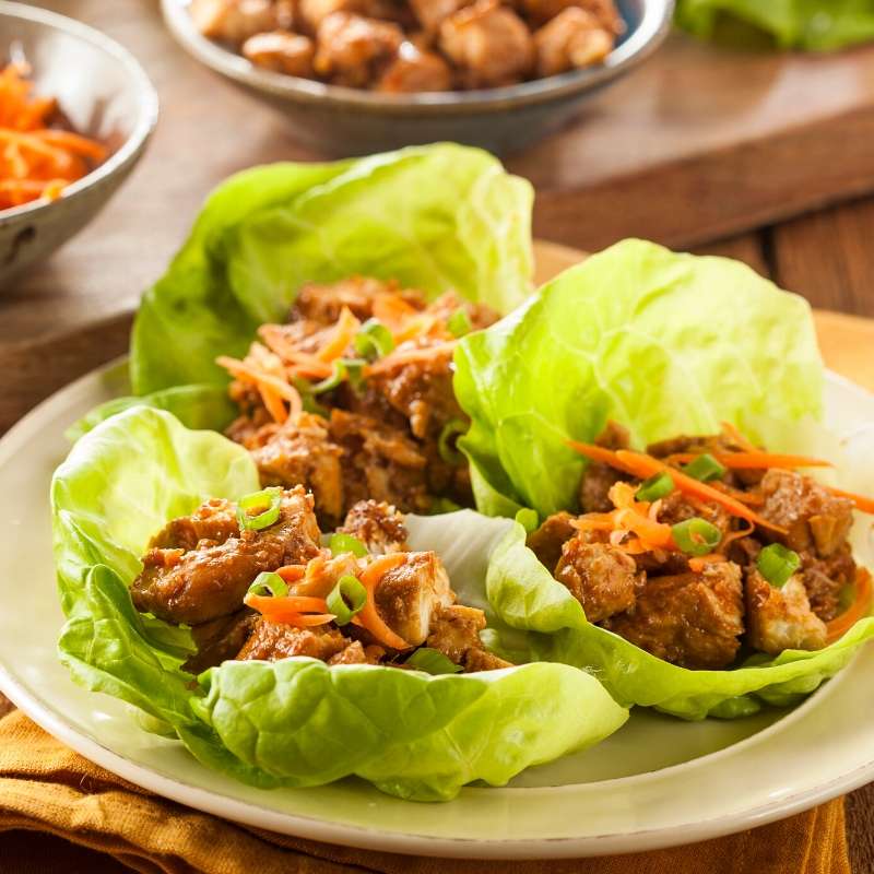 Which Lettuce Do I Use for Lettuce Wraps? 8 asian keto butter lettuce wraps