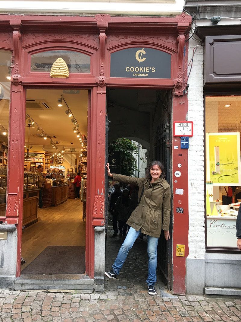 Comer en Flandes - Brujas - De Garre - Callejón de entrada