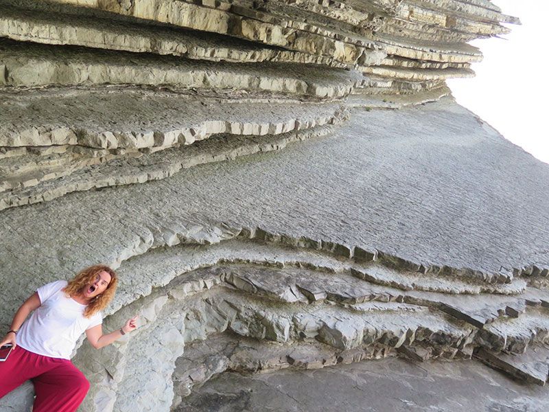 Flysch - Geoparque de la Costa Vasca - Pliegues