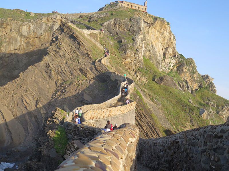 San Juan de Gaztelugatxe - escalerita