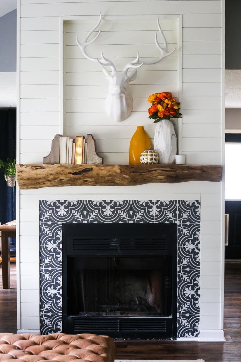 Diy Wood Mantel 2 Of 11 