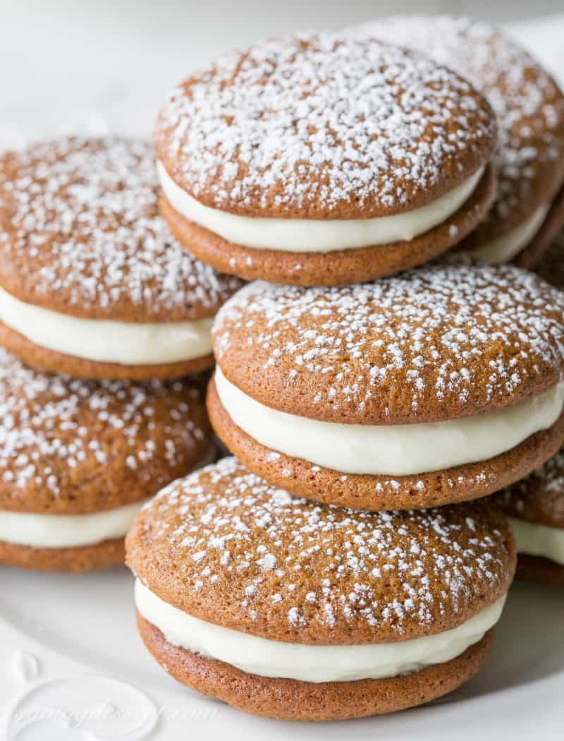 Gingerbread Whoopie Pies - Saving Room for Dessert