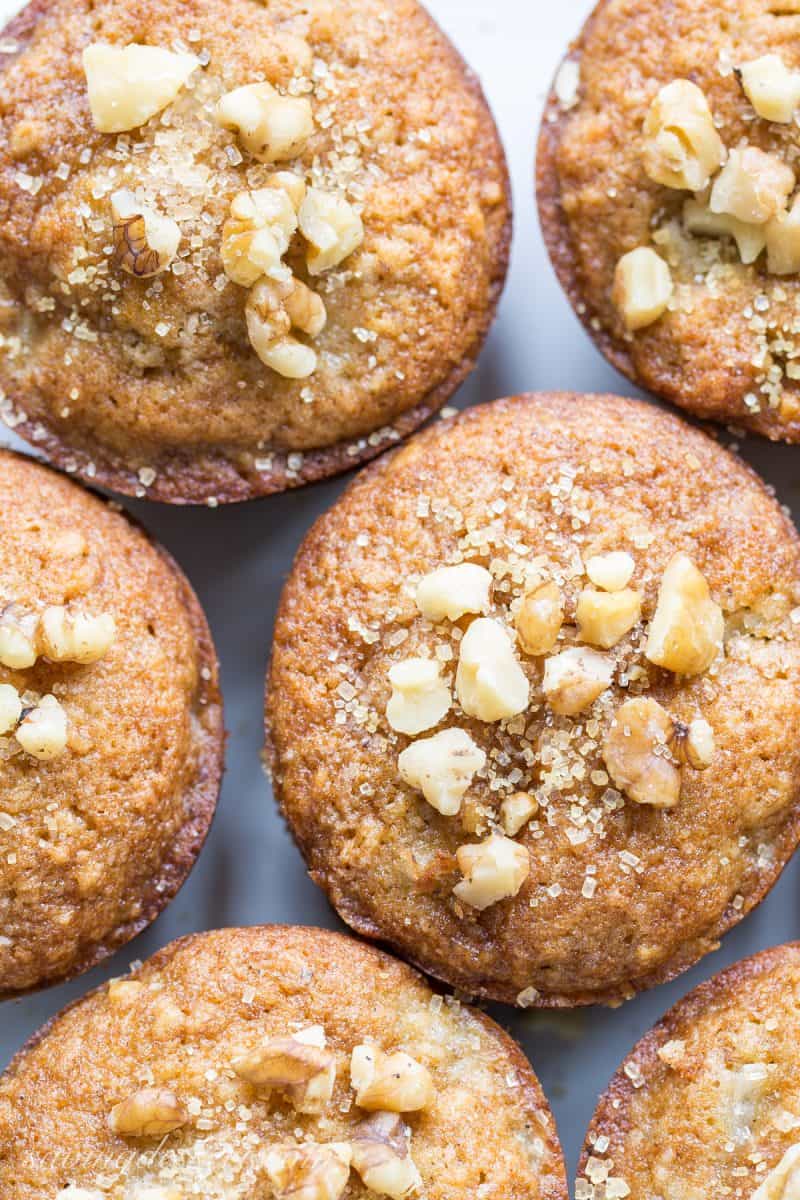 Pear Walnut Muffins Saving Room for Dessert