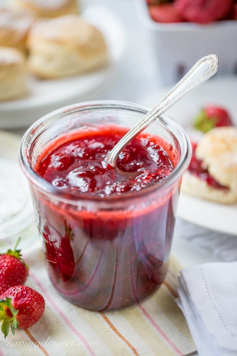 Easy Nectarine Blueberry Freezer Jam Saving Room for Dessert