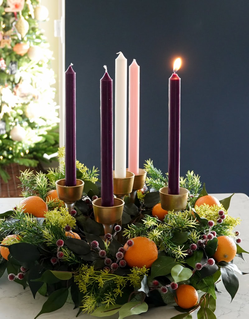 How to make an advent wreath