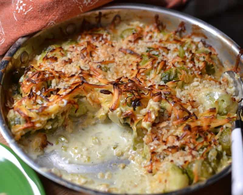 Quick Brussels Sprouts Au Gratin Small Town Woman