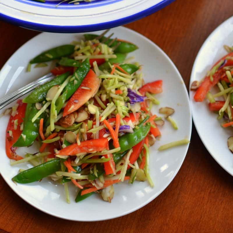 broccoli slaw asian salad Hotheaded naked ice
