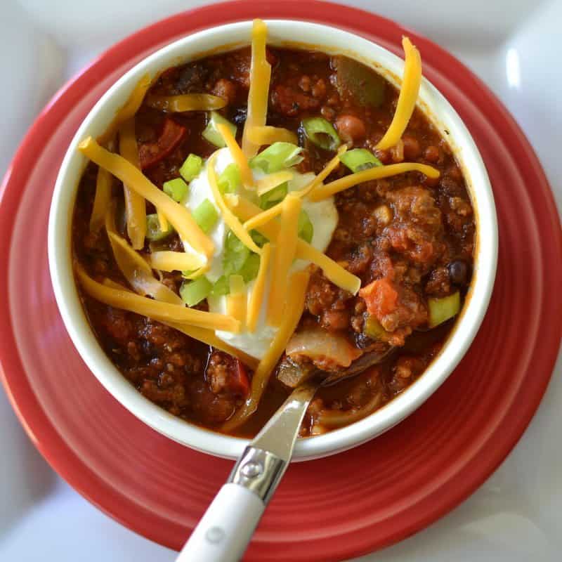 Thick and Hearty Beef and Bean Chili Recipe Small Town Woman