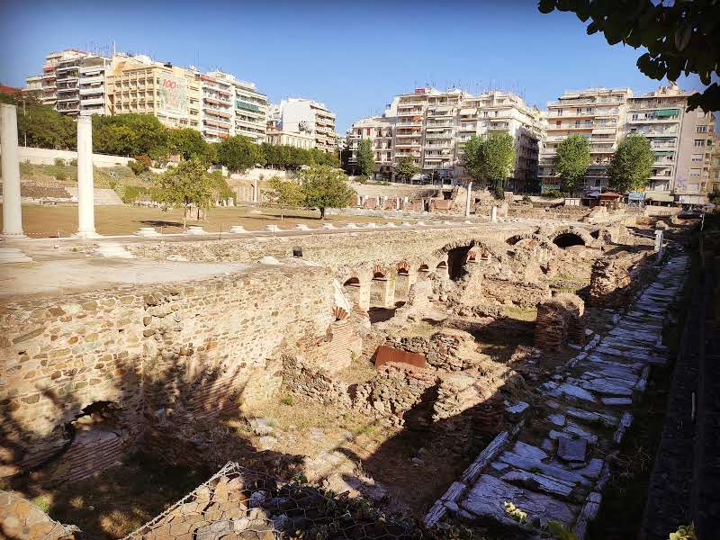 24 hours in Thessaloniki Roman Agora