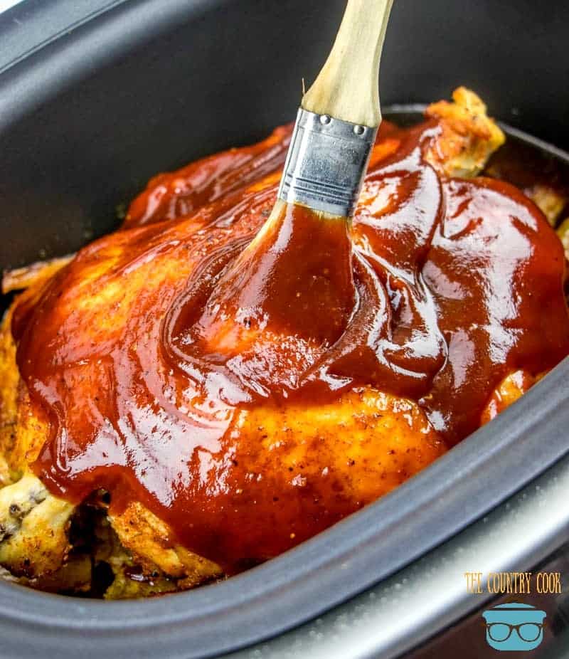 crockpot whole chicken bbq