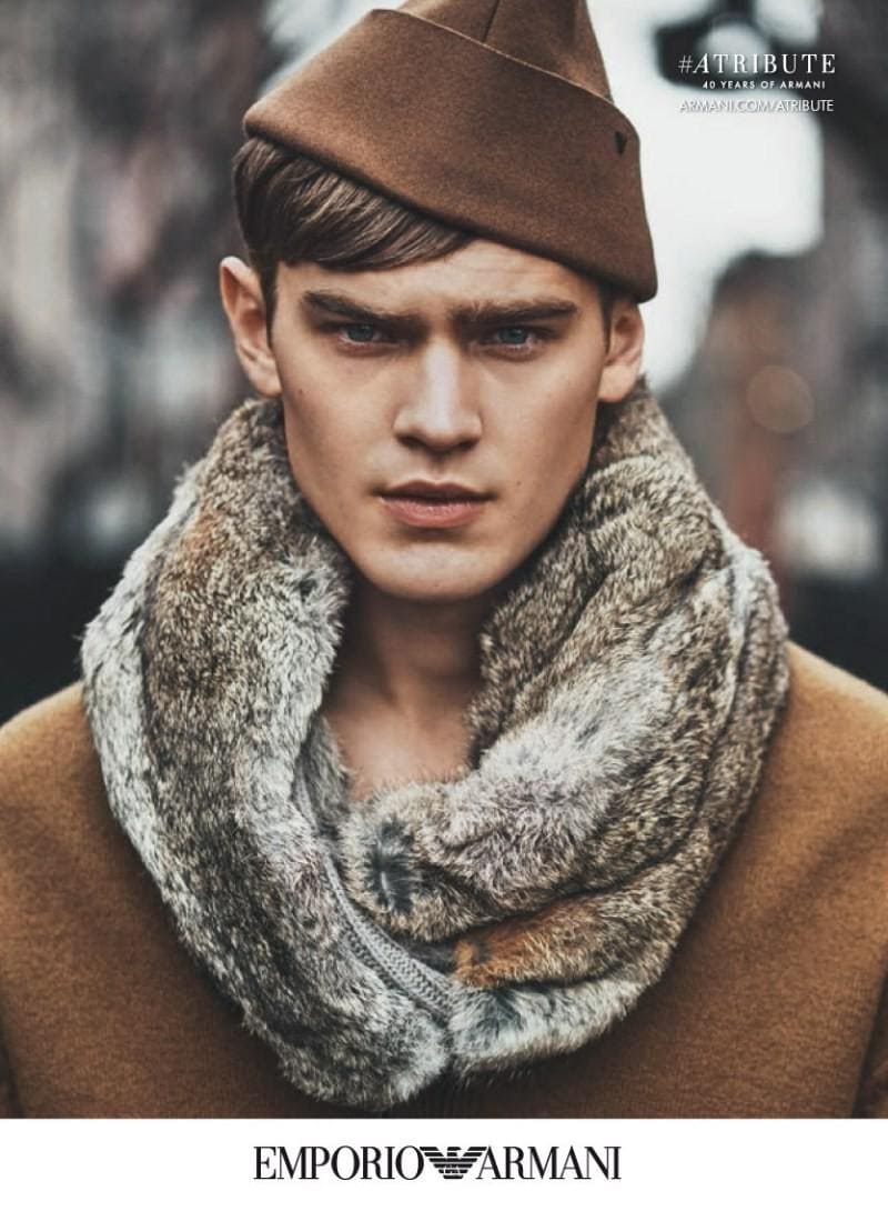 Bo Develius for Emporio Armani F/W 2015