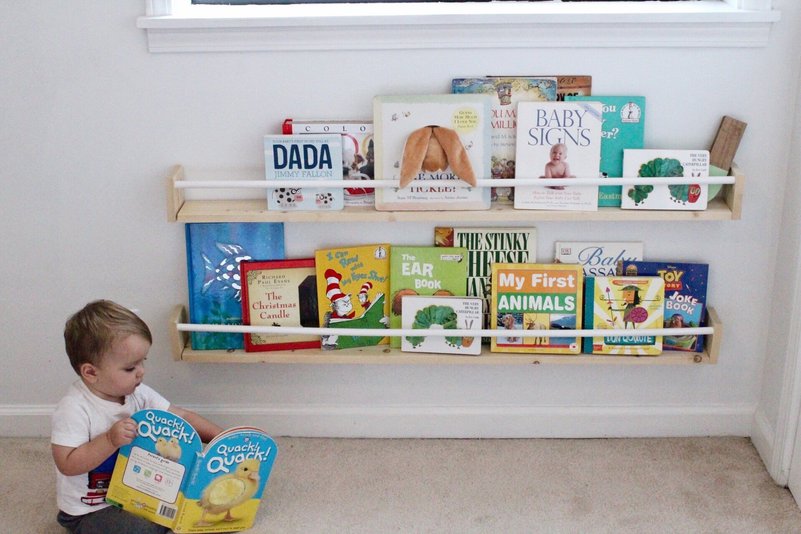 Make 2 Display Style Nursery Bookshelves For 15 Cassie Scroggins Make 2 Display Style Nursery Bookshelves For 15 Cassie Scroggins