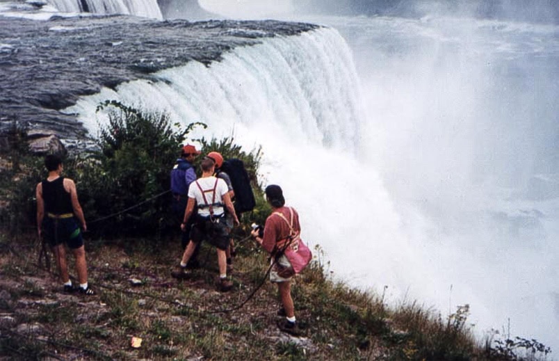 FIlming over Niagara Falls