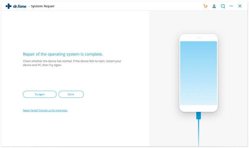 Dr fone repair system