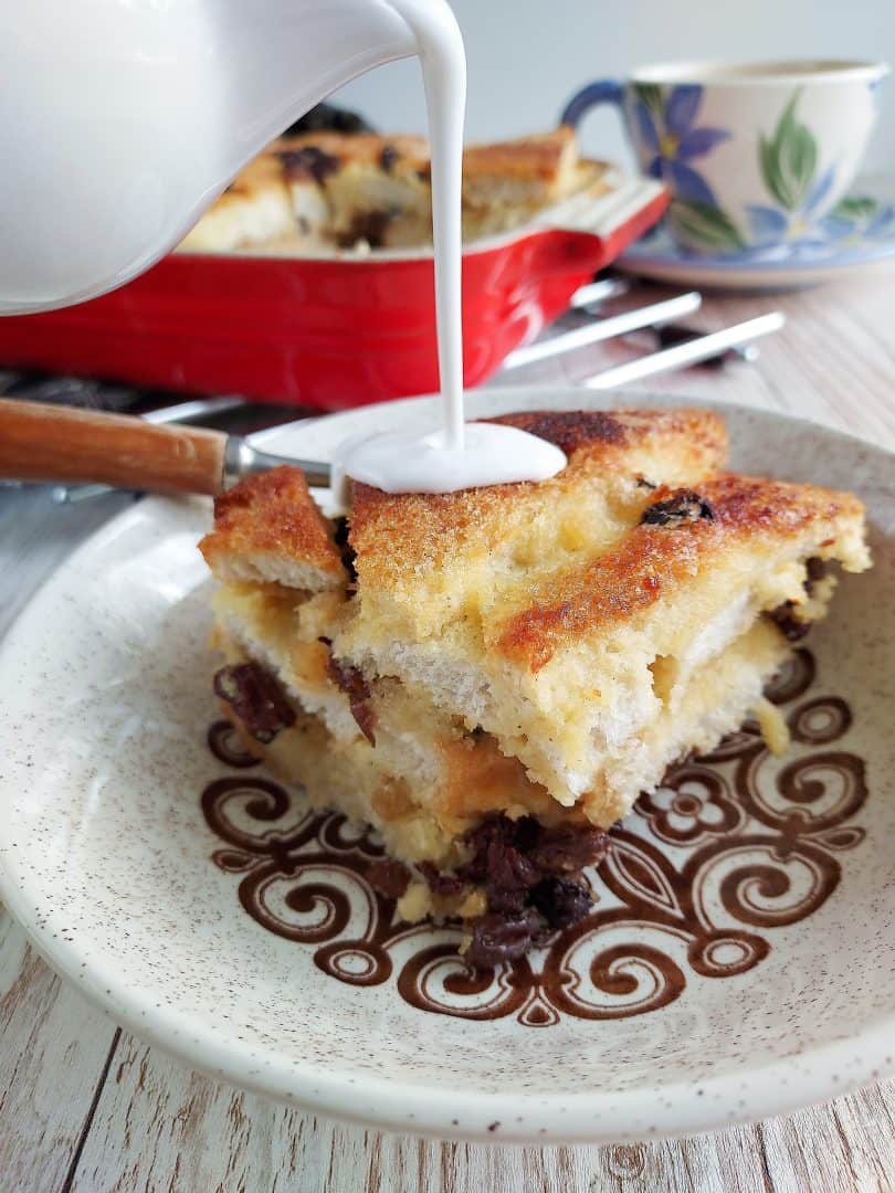 Traditional Bread and Butter Pudding made gluten free