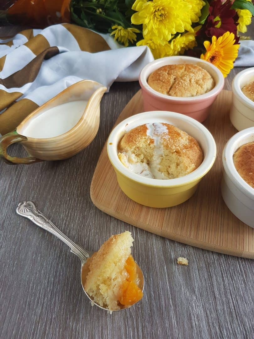 Mini Pear and Apricot Cobbler Recipe