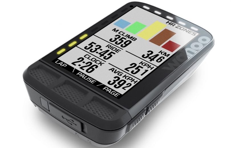 wahoo elemnt screen size