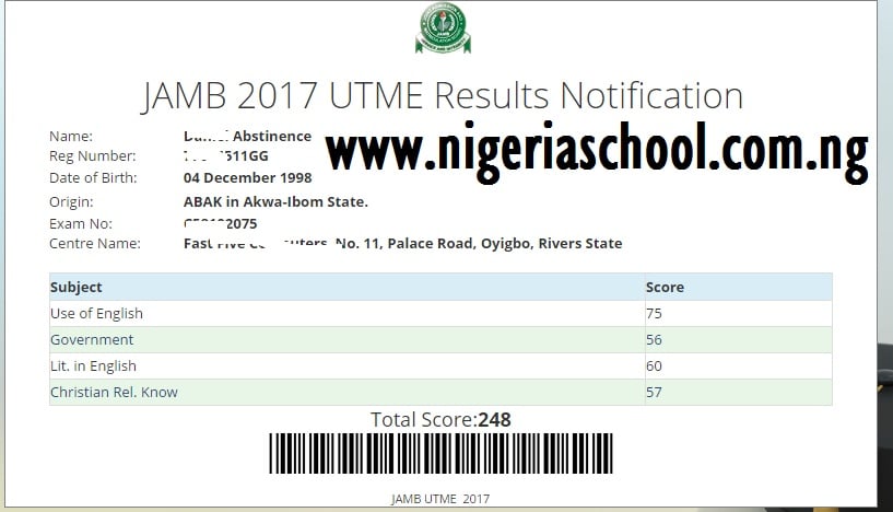 How to Check Jamb Result without scratch card - 2017/2018