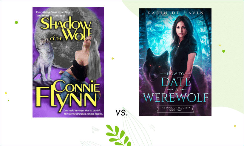 book cover design before after