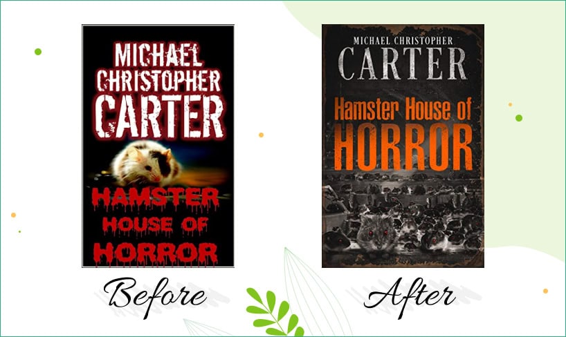 house of horror design before after