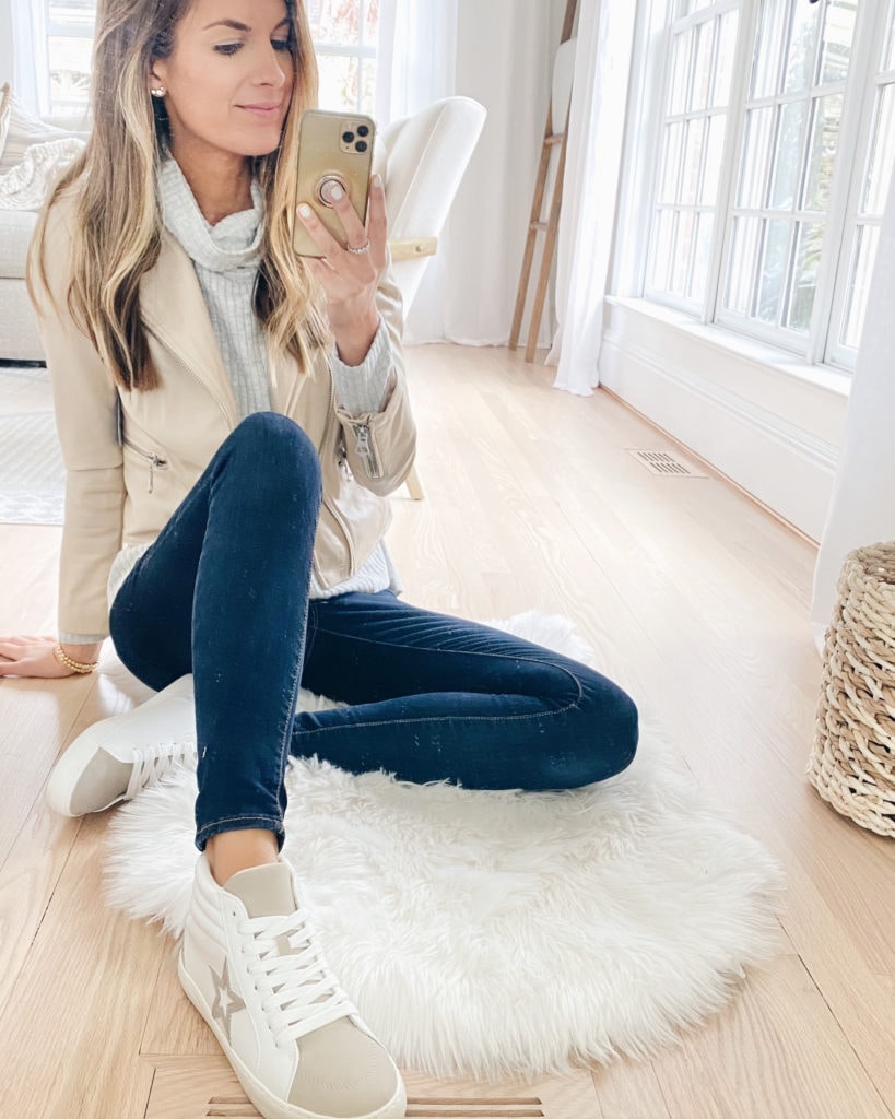 golden goose high top sneaker dupe from walmart