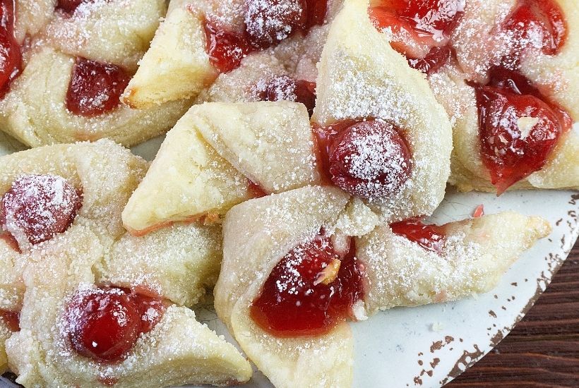 Cherry Cream Cheese Pinwheels Hungarian Kolaches feature