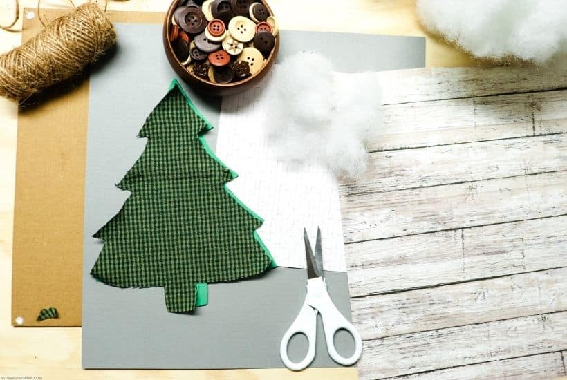 Add a rustic touch to your DIY Christmas decor. This no-sew Farmhouse style Blessed Christmas Tree Sign is an easy Cricut craft.