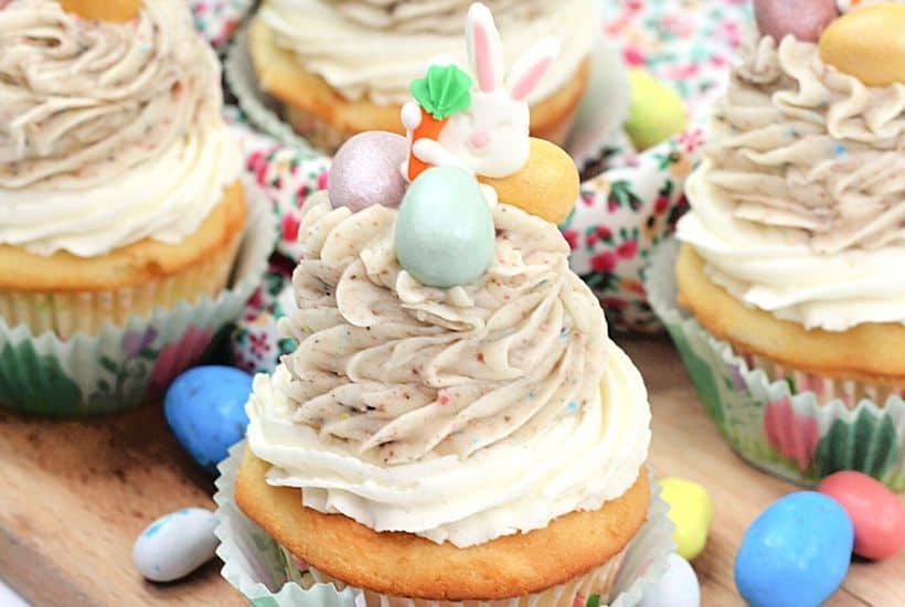 Easter Egg Malt Cupcakes