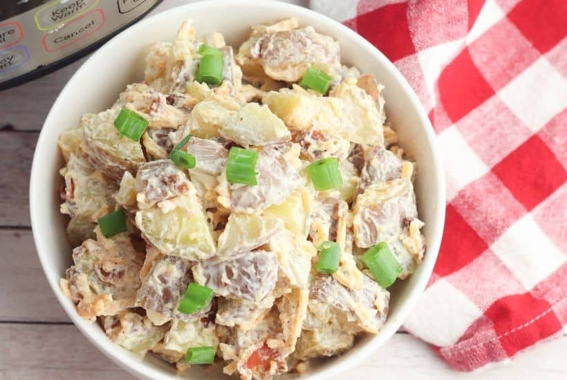 When you need a side salad for burgers, hot dogs, and even grilled chicken, prepare this Instant Pot Baked Potato Salad. It is easy to make and absolutely flavorful.