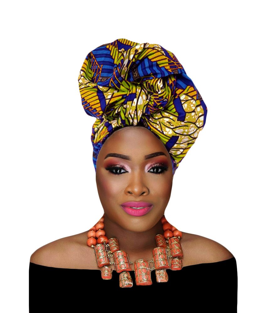 turban scarf, Ankara head wrap African print head wrap head tie