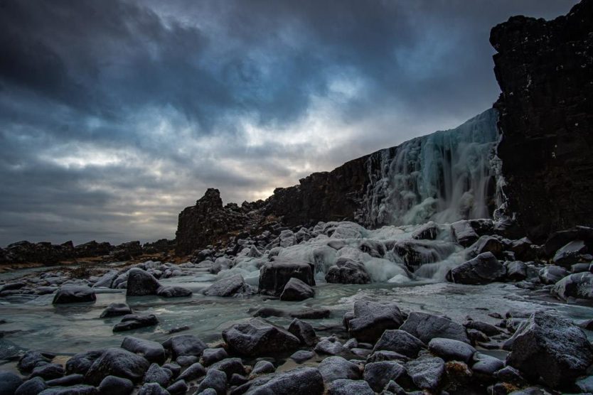Þingvallir National Park waterfall