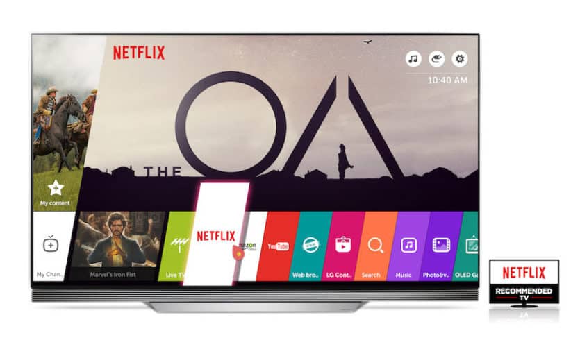 Netflix navázal spolupráci s LG, bude doporučovat jejich televizory