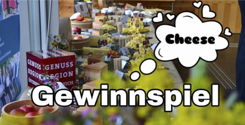 Gewinnspiel Käsestrasse Bregenzerwald 2018