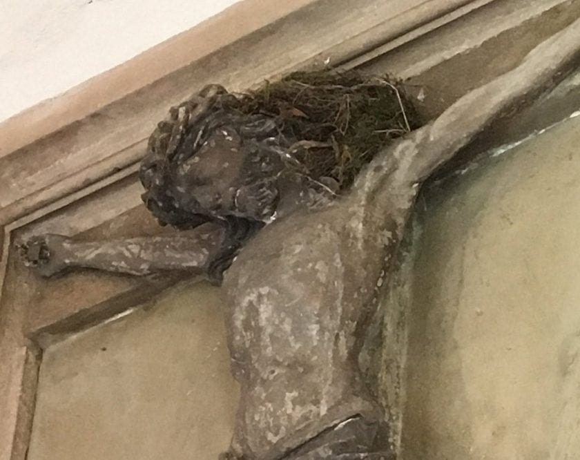 Jesus mit Vogelnest in St. Stephan
