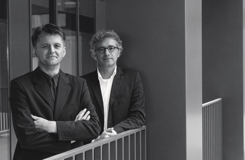 Die Architekten Martin Gruber (links) und Helmut Kleine-Kraneburg (rechts)