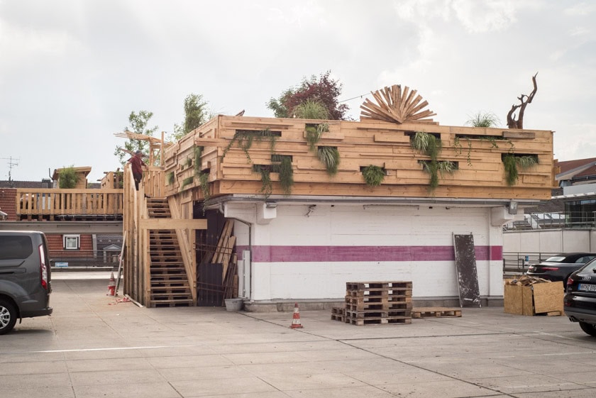 Grüne Oase über den Dächern der Stadt 2 Dachgarten Parkhaus am Stachus München Rooftop - ISARBLOG Monika Schreiner