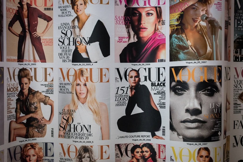Ist das Mode oder kann das weg!? </br>Villa Stuck / bis Januar 2020 4 40 Jahre Vogue DSC 2887