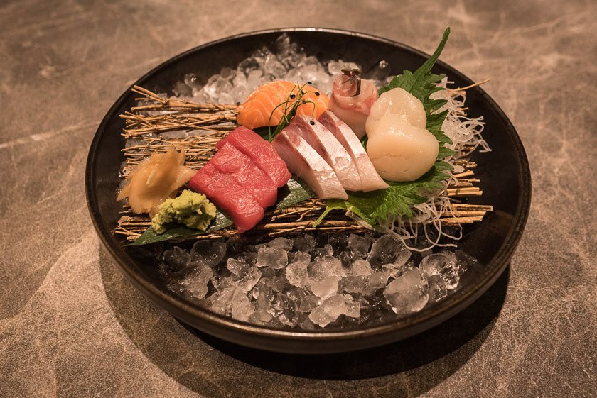 Anoki 4 Sashimi im Anoki München Restaurant im Palais an der Oper