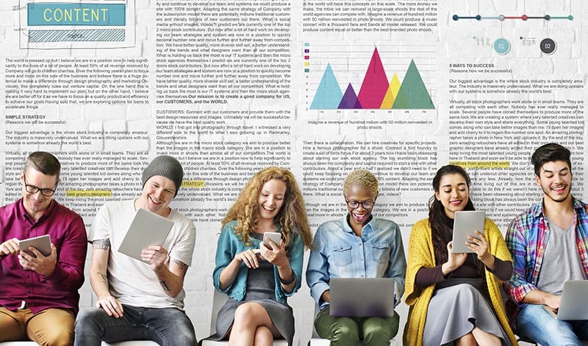 Una buena estrategia de contenidos se apoya en un equipo de trabajo completo, donde cada integrante tiene funciones específicas para lograr los objetivos. Una buena estrategia de contenidos se apoya en un equipo de trabajo completo Lluvia Digital